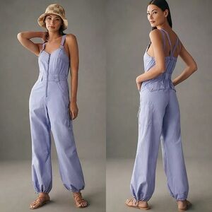 NWT Anthropologie Picro Parachute Jumpsuit in Lavender